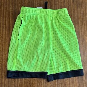 Athletic Works Kids Neon Green Mesh Shorts